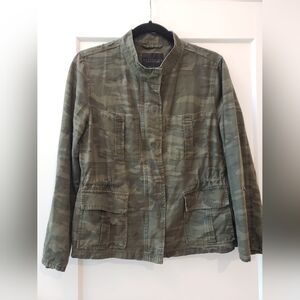 Sanctuary Women's Size Petite Medium Camouflage Jacket